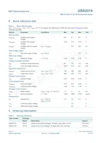 UBA2014P/N1 Datasheet Page 2