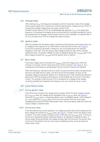 UBA2014P/N1 Datasheet Page 6
