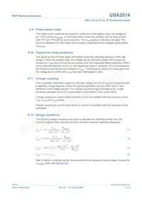 UBA2014P/N1 Datasheet Page 7