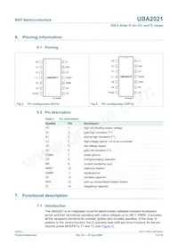 UBA2021P/N2 Datasheet Page 3