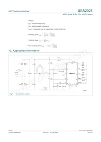 UBA2021P/N2 Datasheet Page 11