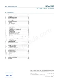UBA2021P/N2 Datasheet Page 16