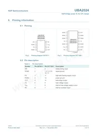 UBA2024BP/N1數據表 頁面 3