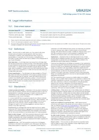 UBA2024BP/N1 Datasheet Page 15