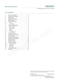 UBA2024BP/N1 Datasheet Page 17