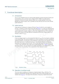 UBA2025T/N1 Datasheet Pagina 4