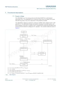 UBA20260T/1 Datasheet Page 5