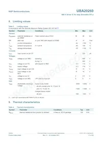 UBA20260T/1 Datasheet Pagina 17