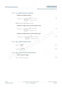 UBA20260T/1 Datasheet Pagina 23