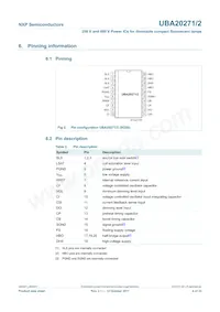 UBA20272T/1 Datasheet Pagina 4