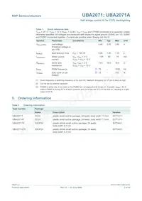 UBA2071TS/N1 Datasheet Page 3