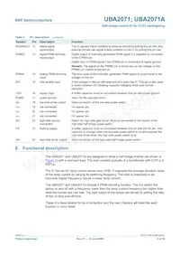 UBA2071TS/N1數據表 頁面 6