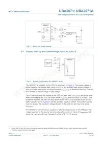 UBA2071TS/N1數據表 頁面 7