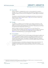 UBA2071TS/N1 Datasheet Page 8