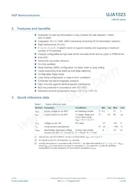 UJA1023T/2R04 Datasheet Pagina 2