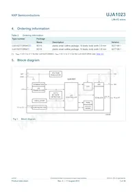 UJA1023T/2R04 Datasheet Page 3