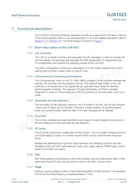 UJA1023T/2R04 Datasheet Pagina 5