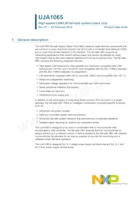 UJA1065TW/5V0/512 Datasheet Copertura