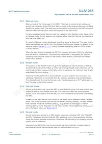 UJA1065TW/5V0/512 Datasheet Pagina 9