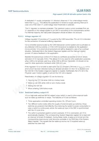 UJA1065TW/5V0/512 Datasheet Pagina 18