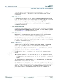 UJA1065TW/5V0/512 Datasheet Pagina 21