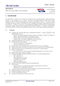 UPD720210K8-BAF-A Datasheet Copertura