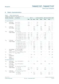 74AHCT157D Datasheet Page 6