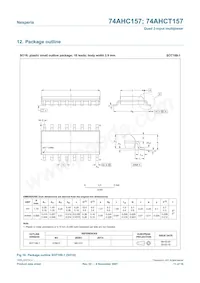 74AHCT157D Datasheet Page 11