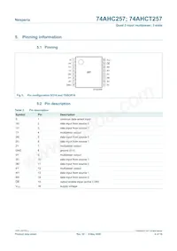 74AHCT257PW Datenblatt Seite 4