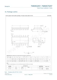 74AHCT257PW Datasheet Page 12