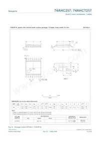 74AHCT257PW Datasheet Page 13