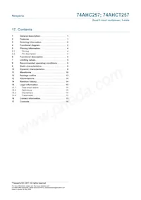 74AHCT257PW Datasheet Page 16