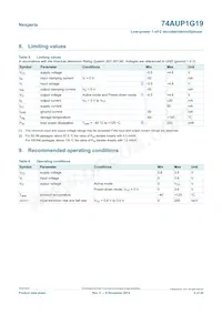 74AUP1G19GN Datasheet Pagina 4