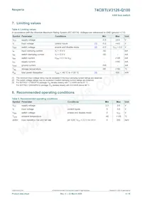 74CBTLV3126BQ-Q10X數據表 頁面 4