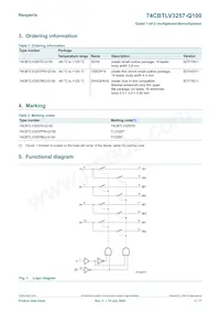 74CBTLV3257DS-Q10J Datenblatt Seite 2