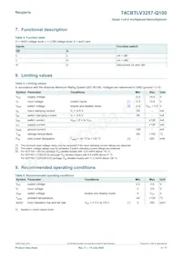 74CBTLV3257DS-Q10J數據表 頁面 4