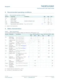 74CBTLV3861BQ Datasheet Pagina 5