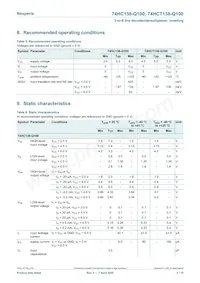 74HCT138BQ-Q100數據表 頁面 5