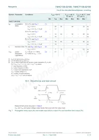 74HCT138BQ-Q100數據表 頁面 8