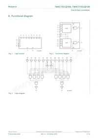 74HCT153D-Q100J Datasheet Pagina 2