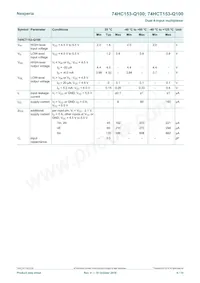 74HCT153D-Q100J Datasheet Pagina 6