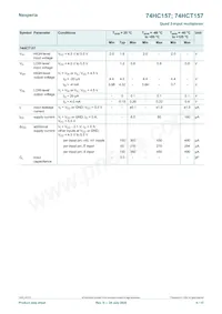 74HCT157PW Datasheet Pagina 6