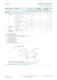 74HCT157PW Datasheet Pagina 8