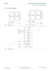 74HCT238D-Q100J Datasheet Pagina 2