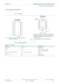 74HCT238D-Q100J Datasheet Page 3