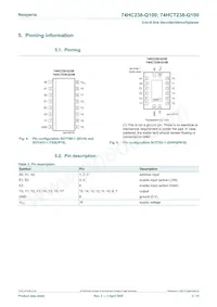 74HCT238D-Q100J Datasheet Pagina 3