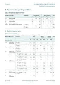 74HCT238D-Q100J Datasheet Pagina 5