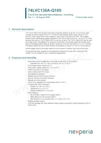 74LVC138AD-Q100J Datasheet Copertura