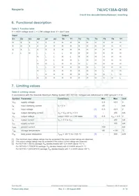 74LVC138AD-Q100J Datasheet Pagina 4