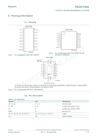 74LVC138APW/AUJ Datenblatt Seite 3